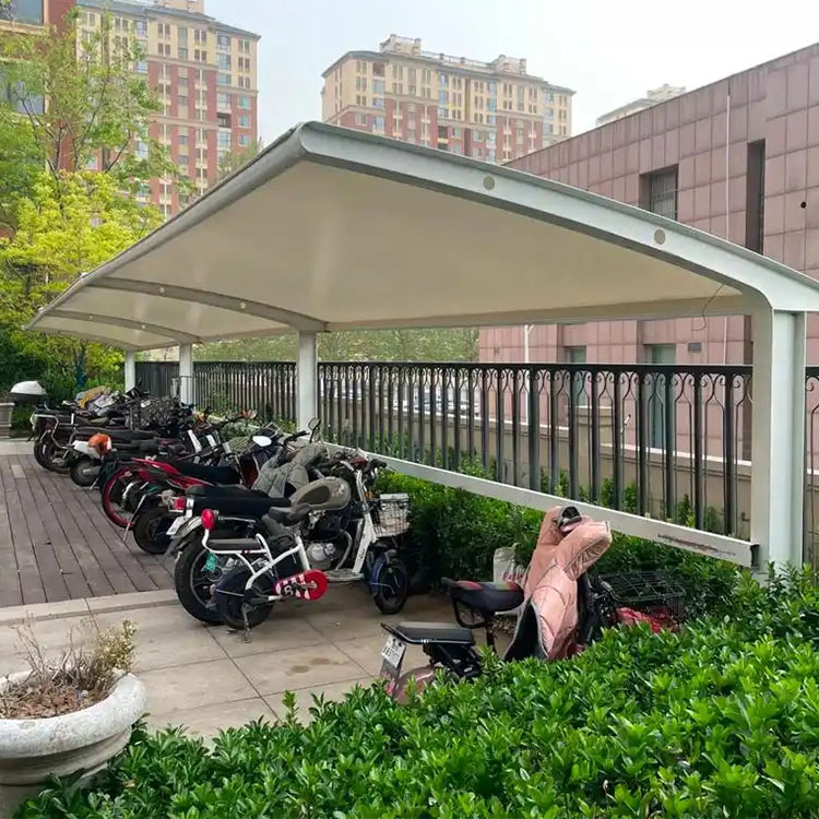 扎兰屯市膜结构电动车棚